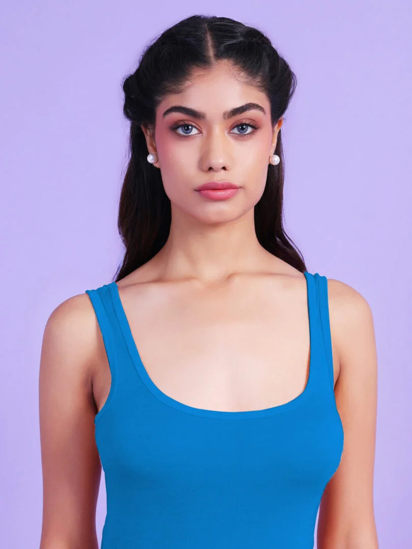 Da Intimo Soft Cotton Broad Strap Camisole - Da Intimo - Lingerie Online Store India