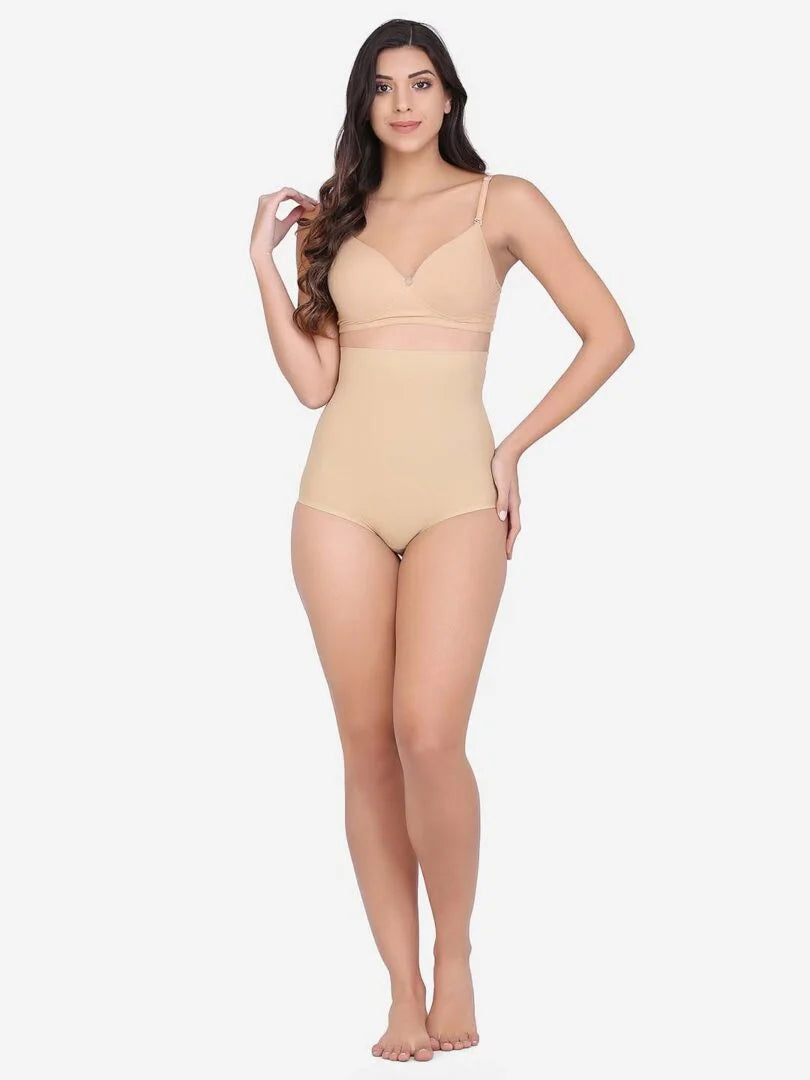 Comfortable Cotton Spandex Body Seamless Shapewear Breathable fabric Hosiery and tights - Da Intimo - Lingerie Online Store India