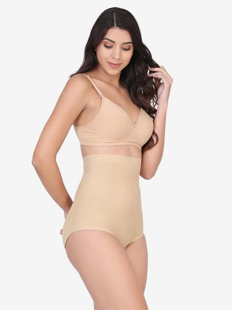 Comfortable Cotton Spandex Body Seamless Shapewear Breathable fabric Hosiery and tights - Da Intimo - Lingerie Online Store India