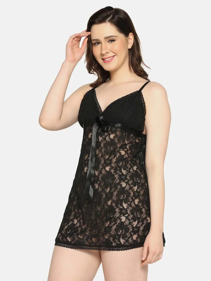 Soft Lace Babydoll - Da Intimo - Lingerie Online Store India
