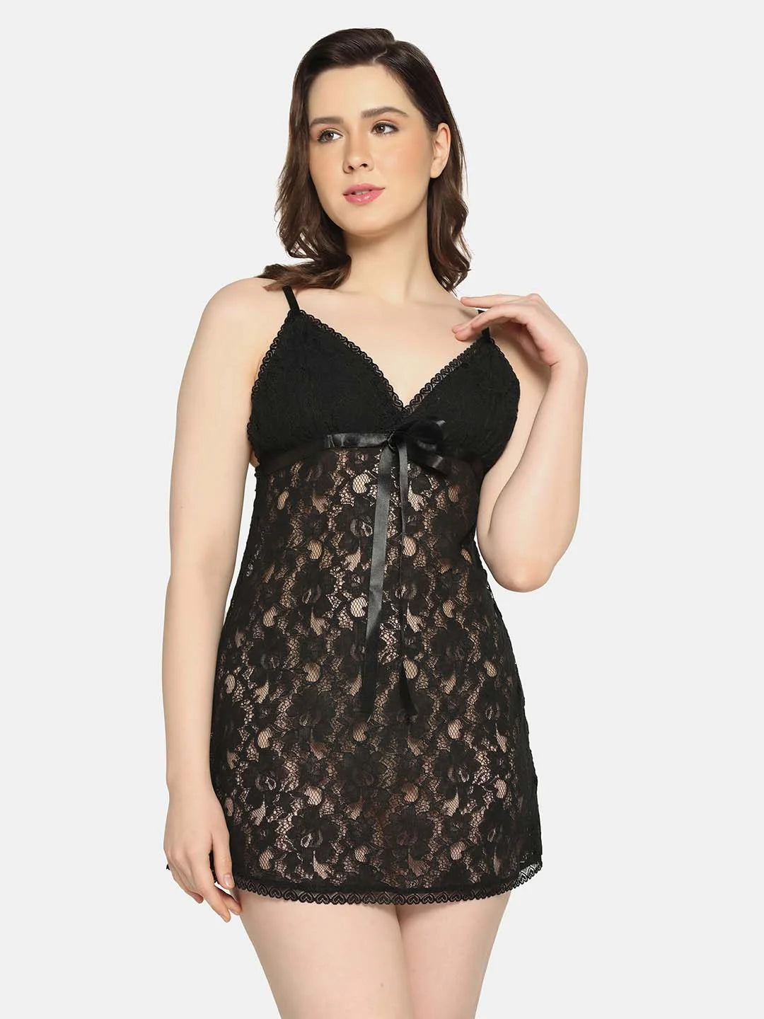 Soft Lace Babydoll - Da Intimo - Lingerie Online Store India