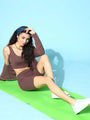 Mauve Three Piece Bra Co-ord Loungewear Sets - Da Intimo - Lingerie Online Store India