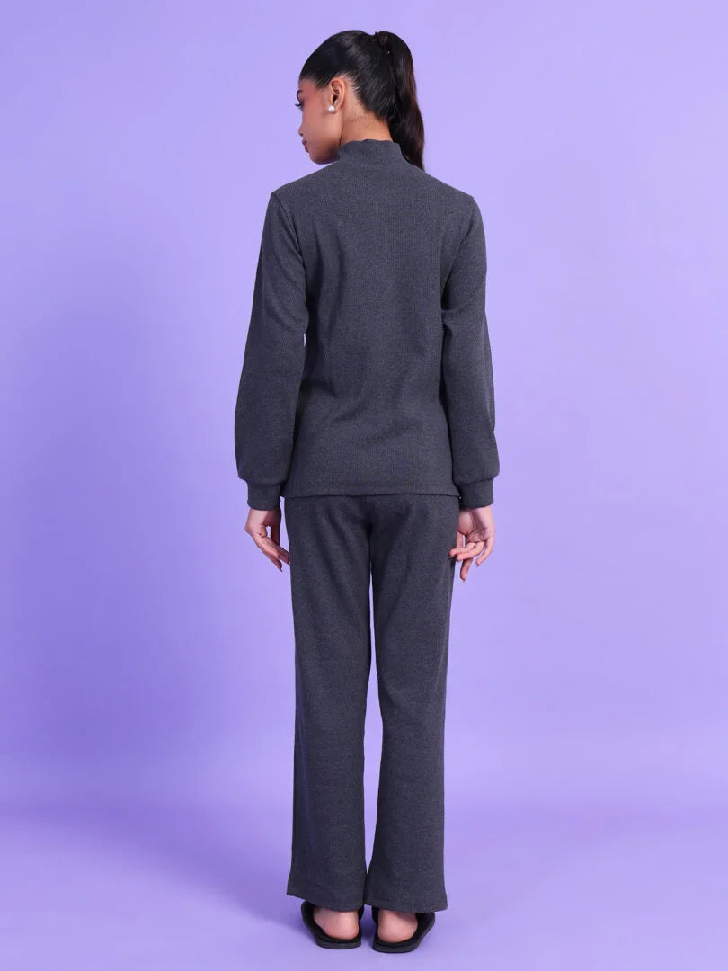 Da Intimo 2 Pc Ribbed Cotton Co-ord Set - Da Intimo - Lingerie Online Store India