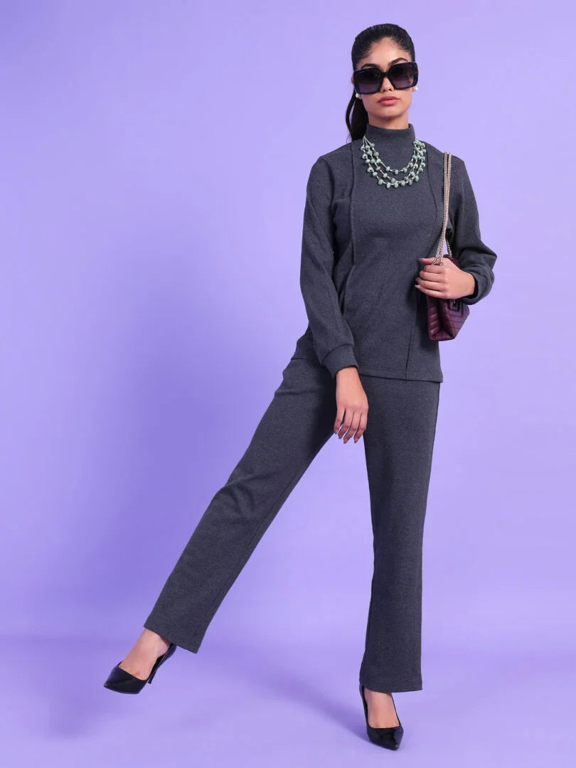 Da Intimo 2 Pc Ribbed Cotton Co-ord Set - Da Intimo - Lingerie Online Store India