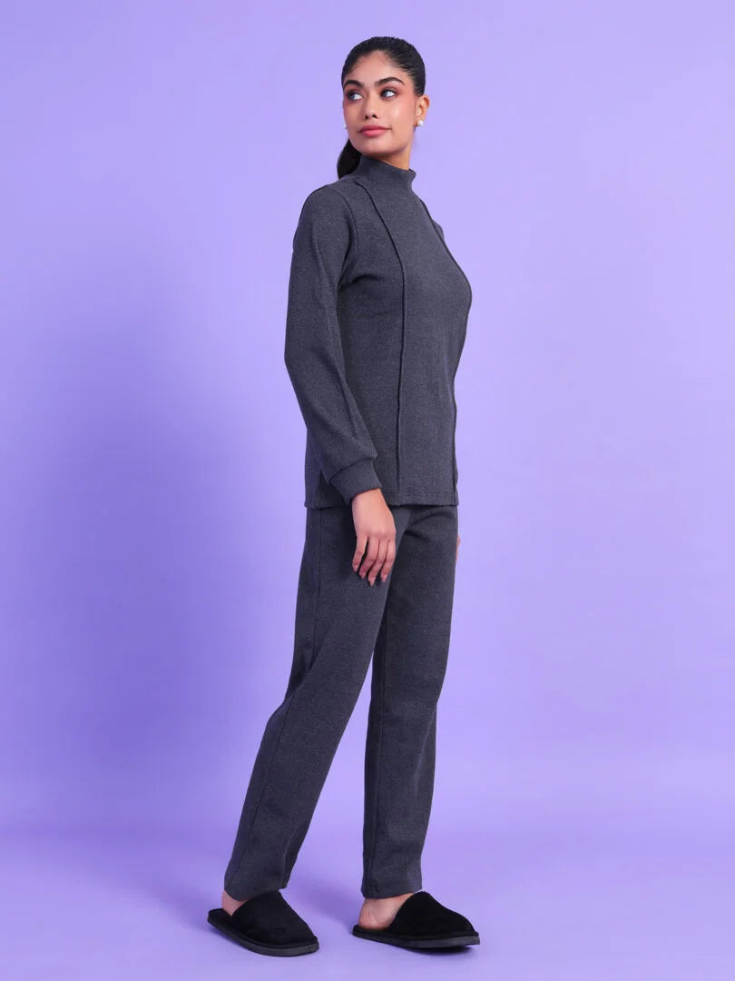 Da Intimo 2 Pc Ribbed Cotton Co-ord Set - Da Intimo - Lingerie Online Store India