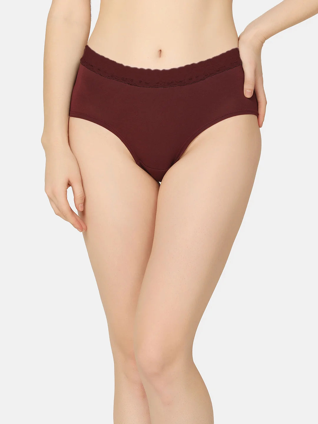 Pack Of 2 Soft Organic Cotton Everyday V- Shape Regular Panty