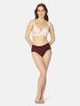 Pack Of 2 Soft Organic Cotton Everyday V- Shape Regular Panty