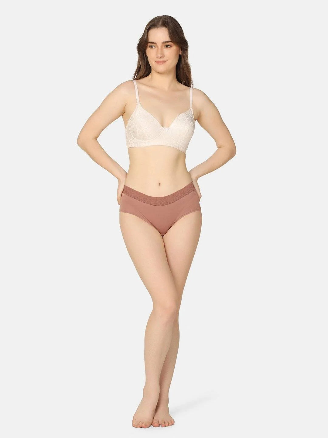 Pack Of 2 Soft Organic Cotton Everyday V- Shape Regular Panty