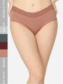 Pack Of 3 Soft Organic Cotton Everyday V- Shape Regular Panty