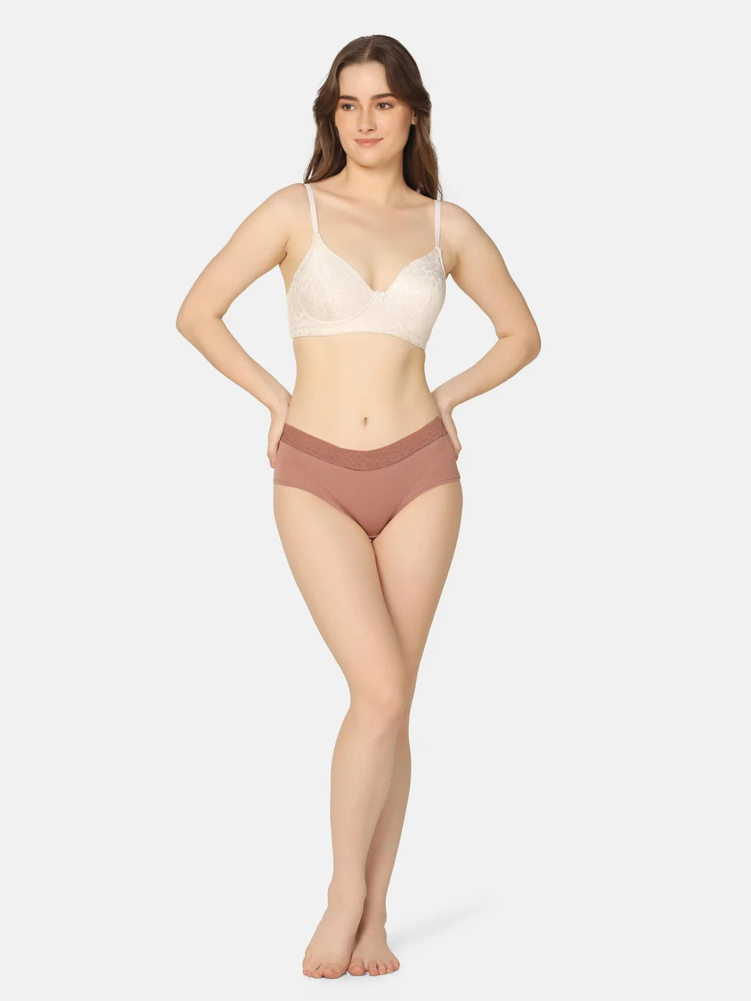 Pack Of 5 Soft Organic Cotton Everyday V- Shape Regular Panty