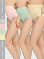 Mamma Presto Pack Of 3 High Rise Pre Pregnancy Panty - Da Intimo