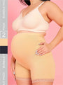 Mamma Presto Pack of 2 Soft Cotton Solid Maternity BoyShorts