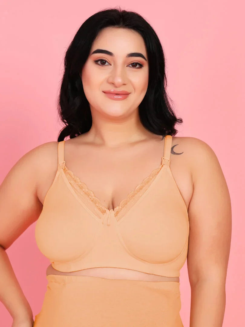 Mamma Presto Pack Of 2 Non Padded Nursing Maternity Bra