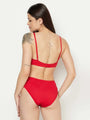 Women’s Red Front Criss Cross Bra