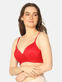 Pack Of 2 Lightly Padded Lacy Design Everyday T-Shirt Bra