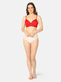 Pack Of 2 Lightly Padded Lacy Design Everyday T-Shirt Bra