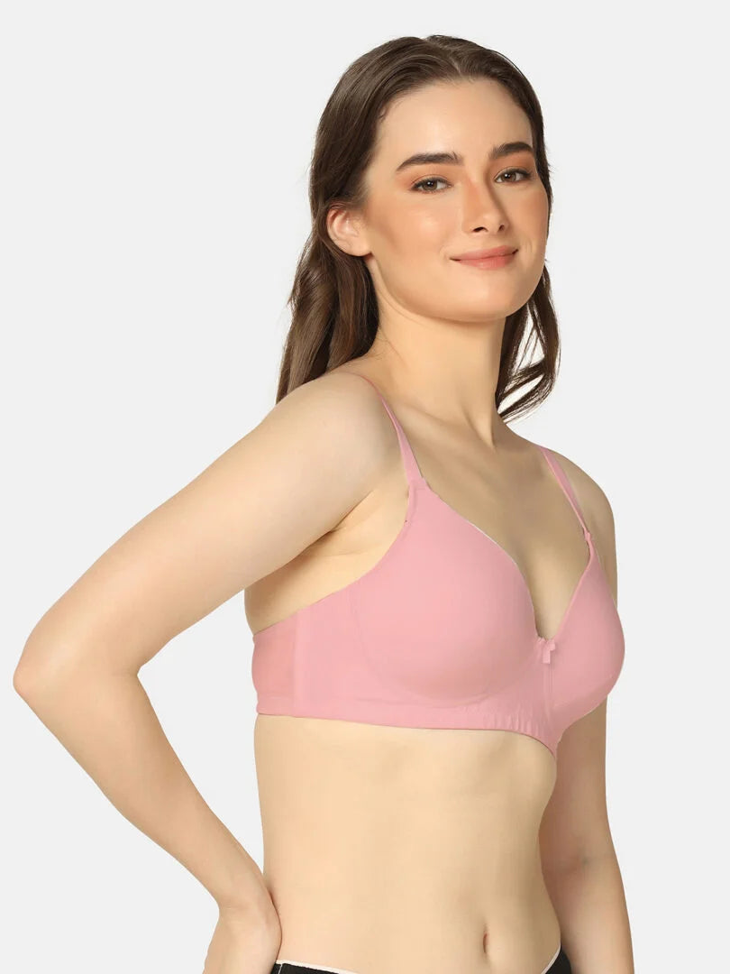 Soft Padded Everyday Comfort T-Shirt Bra - Da Intimo - Lingerie Online Store India