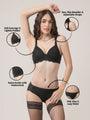 Full Coverage Padded Underwired Lace Lingerie Set