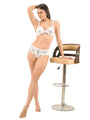 Floral Printed Cotton Wired Padded Full Coverage Bra & Panty Set