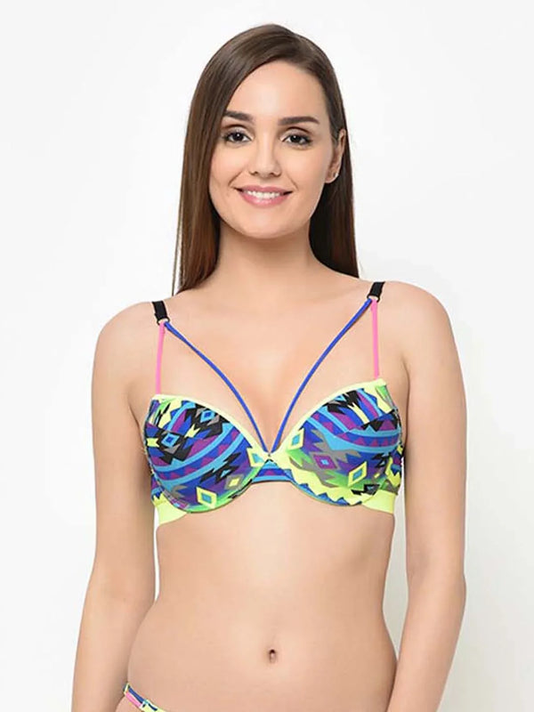 Floral Printed Lightly Padded Bra