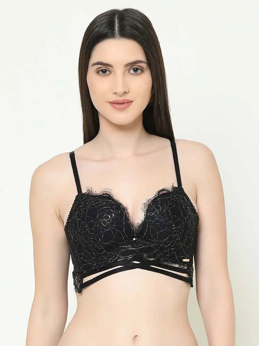 Front Cross Lacey Bra
