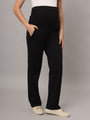 Mamma Presto High Waist Black Maternity Trousers