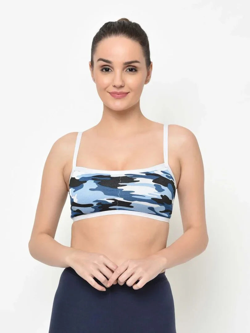 Camouflage Cage Bra