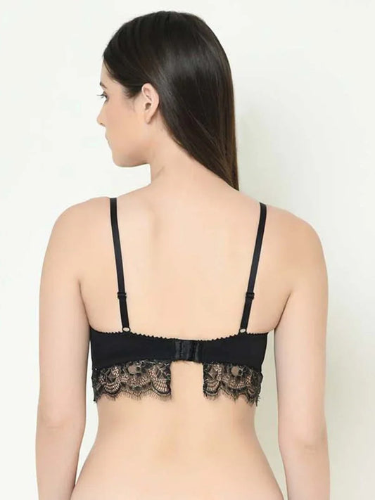 Front Cross Lacey Bra