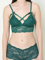 Green Cage Lacy Bralette - Da Intimo - Lingerie Online Store India
