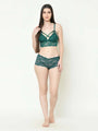 Green Cage Lacy Bralette - Da Intimo - Lingerie Online Store India