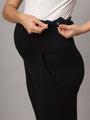 Mamma Presto High Waist Black Maternity Trousers