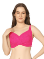 Full Coverage Lace Design Minimizer Bra - Da Intimo - Lingerie Online Store India