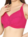 Full Coverage Lace Design Minimizer Bra - Da Intimo - Lingerie Online Store India