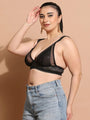Soft Lace Non Padded Winged Strap Bra
