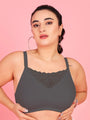 Curvy Love Plus Size Soft Cotton  Full Coverage Cami Bra - Da Intimo - Lingerie Online Store India