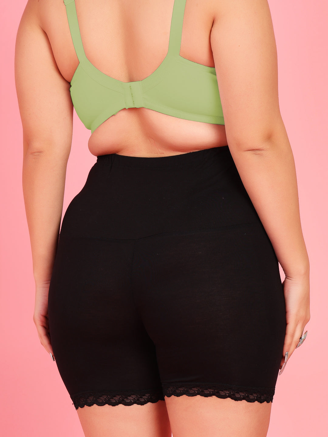 Curvy Love Plus Size Full Coverage Non Padded Green Bra