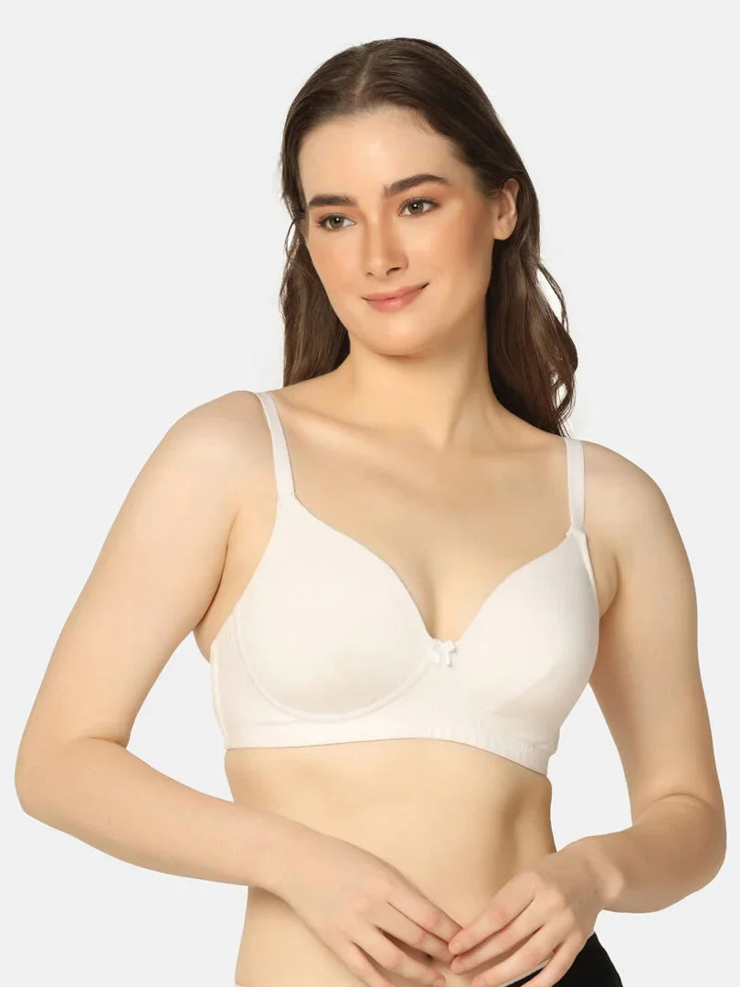 Pack Of Two Soft Padded Everyday Comfort T-Shirt Bra