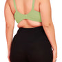 Curvy Love Pack of 2 Plus Size Full Coverage Non Padded Green & Peach Bra