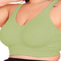 Curvy Love Pack of 2 Plus Size Full Coverage Non Padded Green & Peach Bra