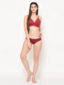 Da Intimo Lightly Padded Lace Design Lingerie Set - Da Intimo - Lingerie Online Store India