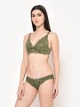 Da Intimo Lightly Padded Lace Design Lingerie Set - Da Intimo - Lingerie Online Store India