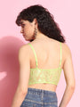 Soft Lace Underwired Chain Strap Design Bralette - Da Intimo - Lingerie Online Store India