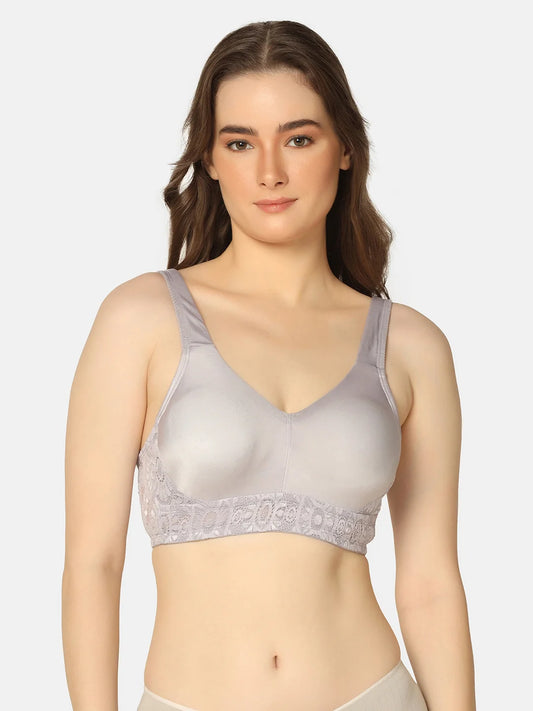 Full Coverage Multi-layer Broad Strap Bra - Da Intimo - Lingerie Online Store India