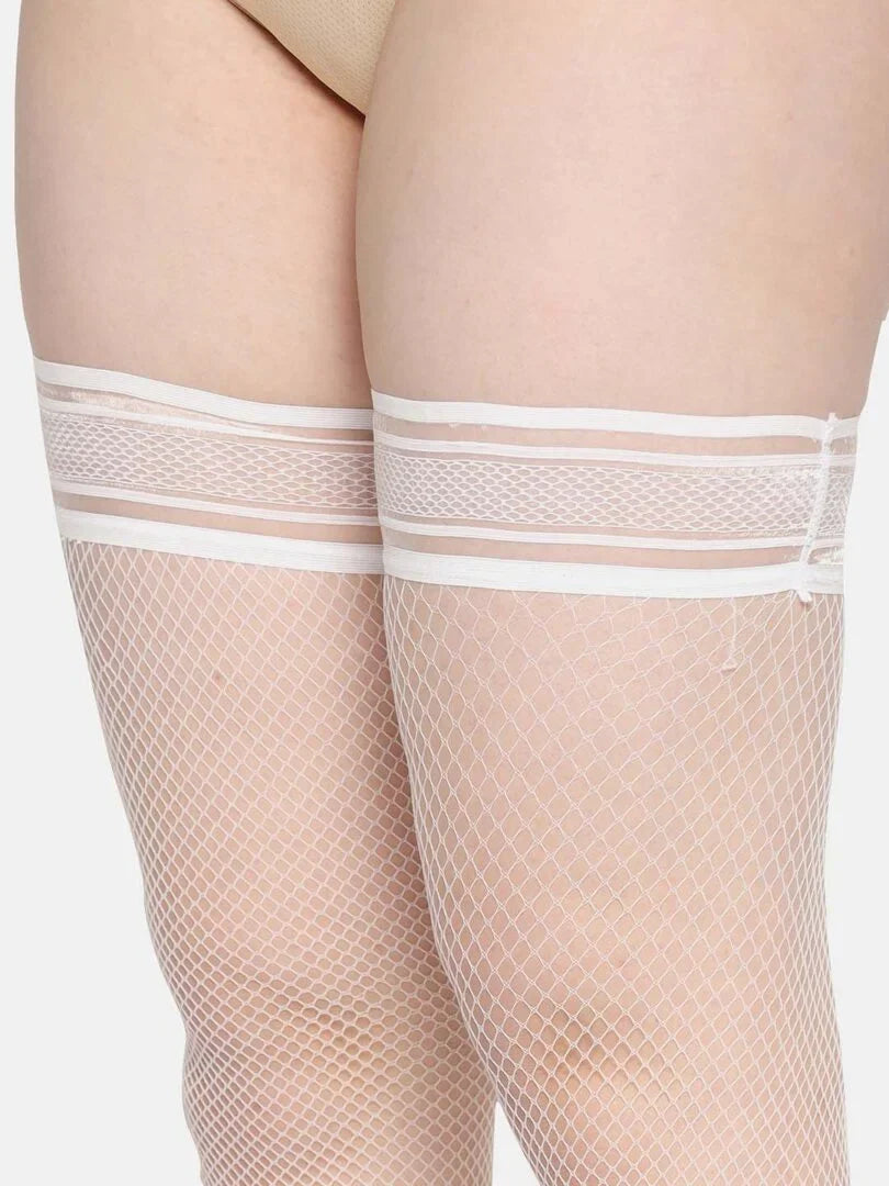 Semi Sheer Net Stocking