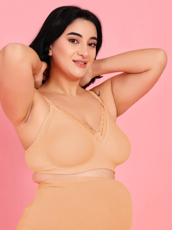 Mamma Presto Pack Of 2 Non Padded Nursing Maternity Bra