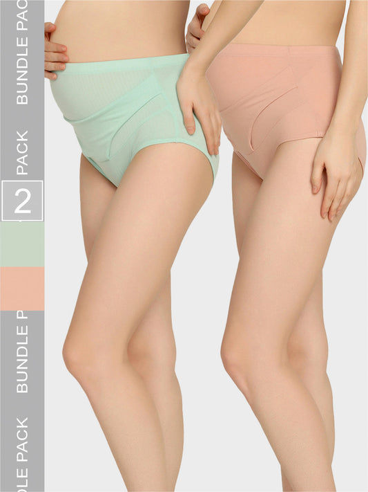 Mamma Presto Pack Of Two High Rise Pre Pregnancy Panty - Da Intimo - Lingerie Online Store India