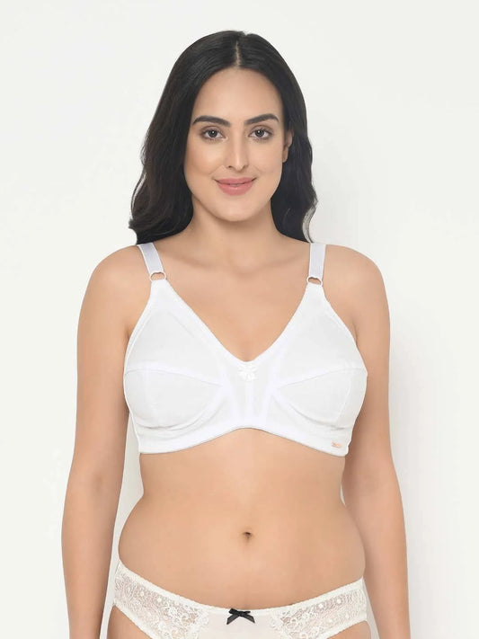 Cotton Full Coverage Plus Size Bra - Da Intimo - Lingerie Online Store India