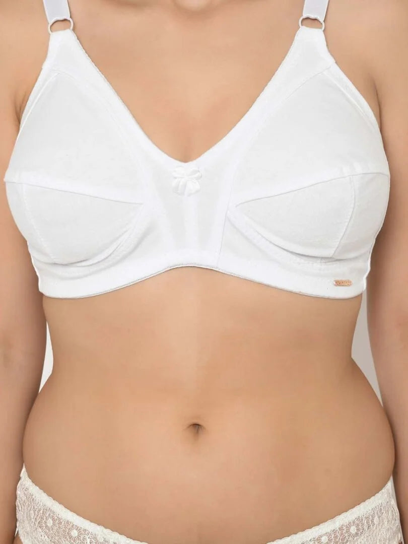 Cotton Full Coverage Plus Size Bra - Da Intimo - Lingerie Online Store India